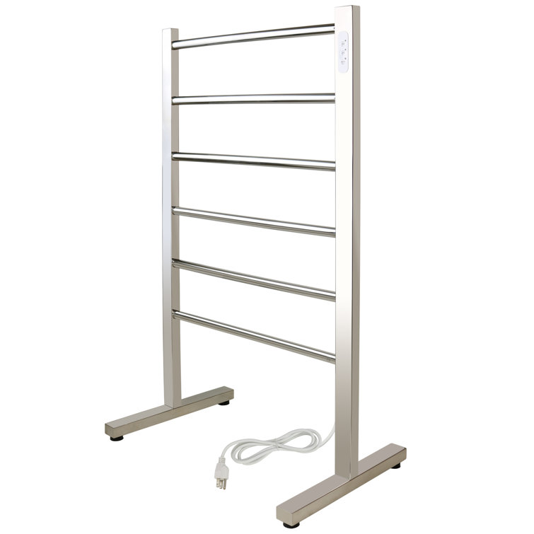 Heated freestanding towel rail hot sale